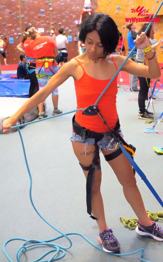 Zahra Soltanian (Wyld Yasmin) - Indoor Rock Climbing